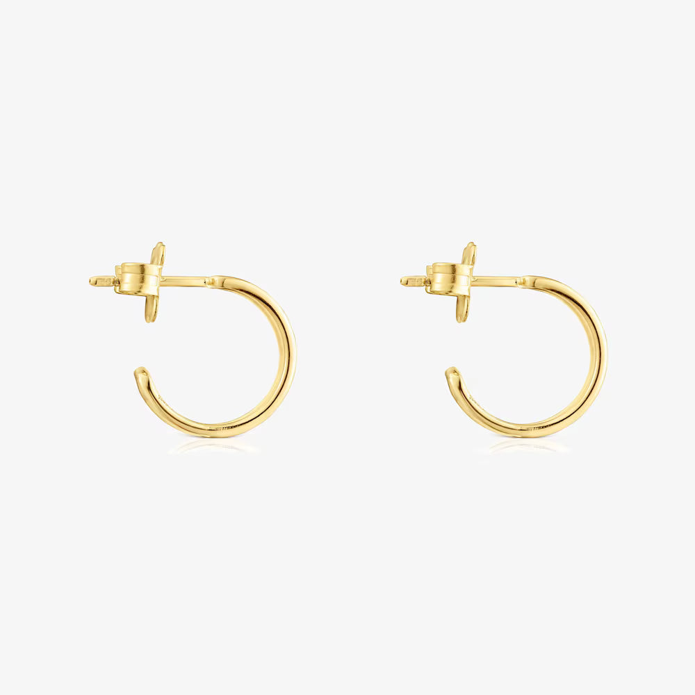 Aretes de aro Bear Row