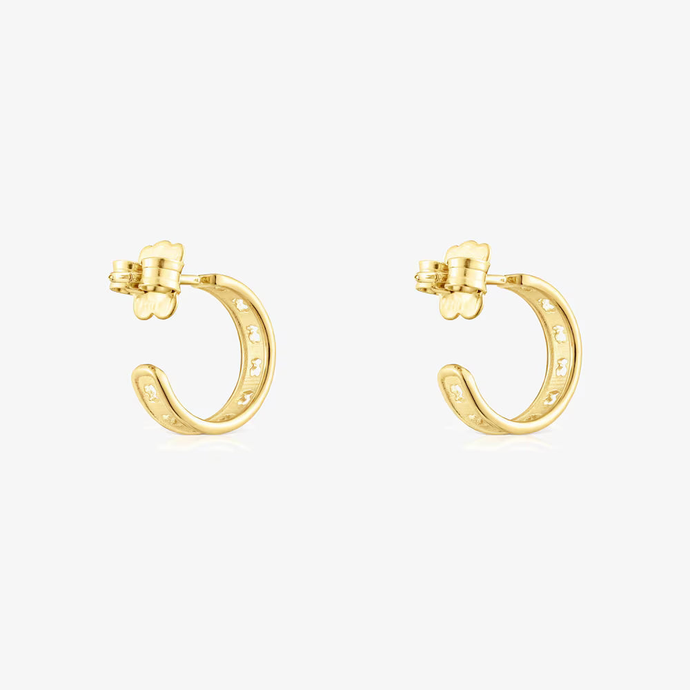 Aretes de aro Bear Row