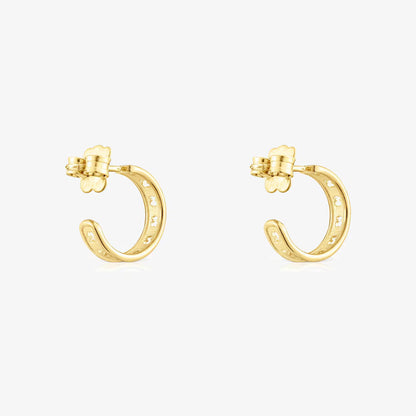 Aretes de aro Bear Row