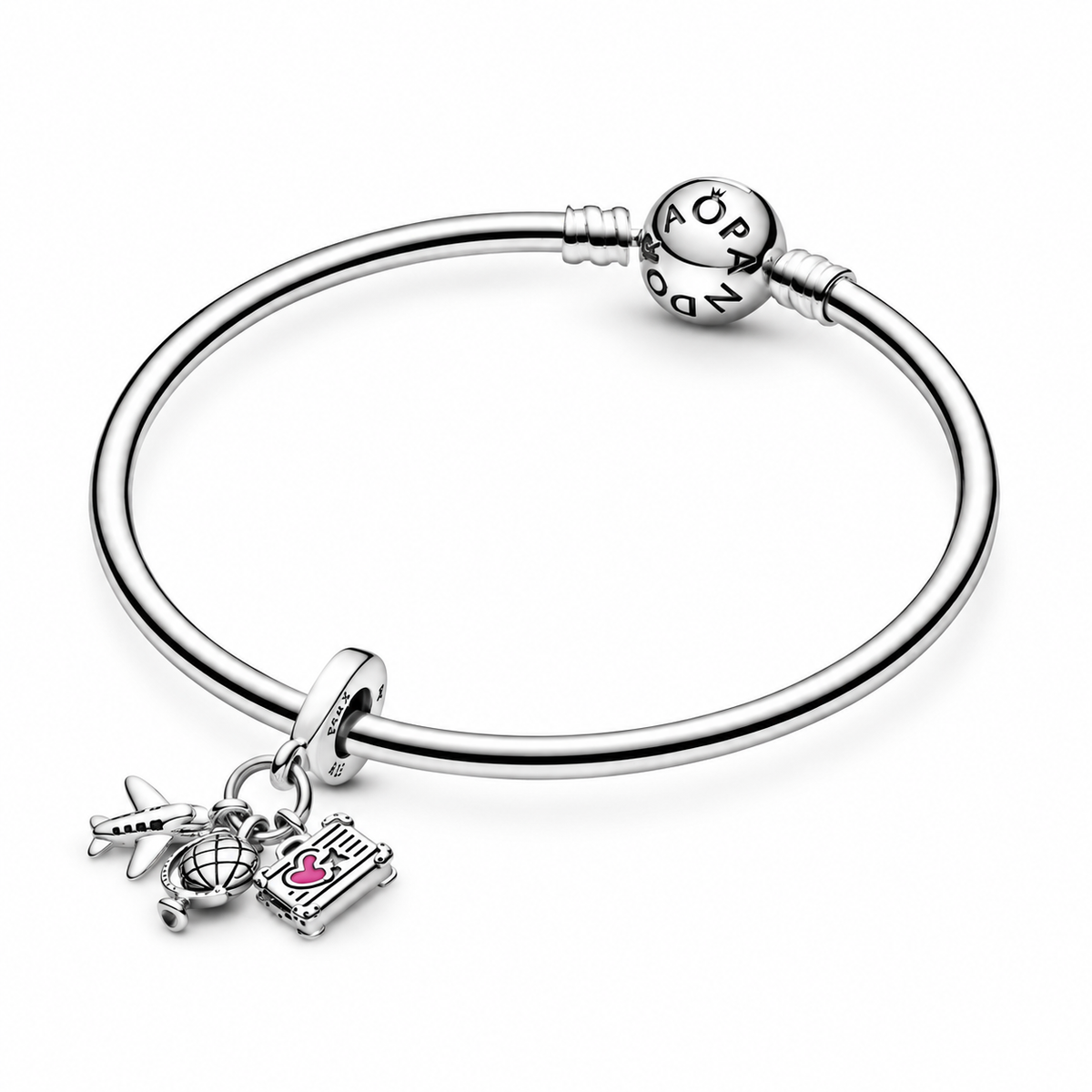 Charm Colgante Avión, Globo y Maleta