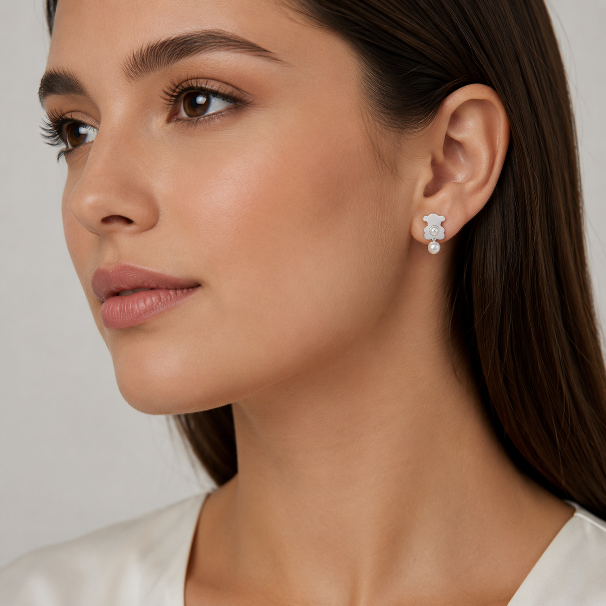 Aretes Teddy Pearl