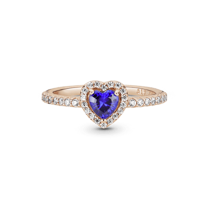 Anillo Corazón Azul PLATA 925