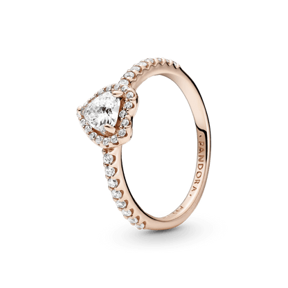 Anillo Corazón Brillante PLATA 925
