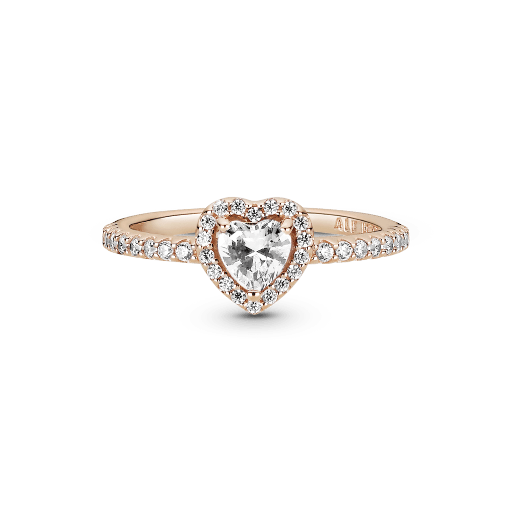 Anillo Corazón Brillante PLATA 925