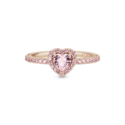 Anillo Corazón Rosado PLATA 925