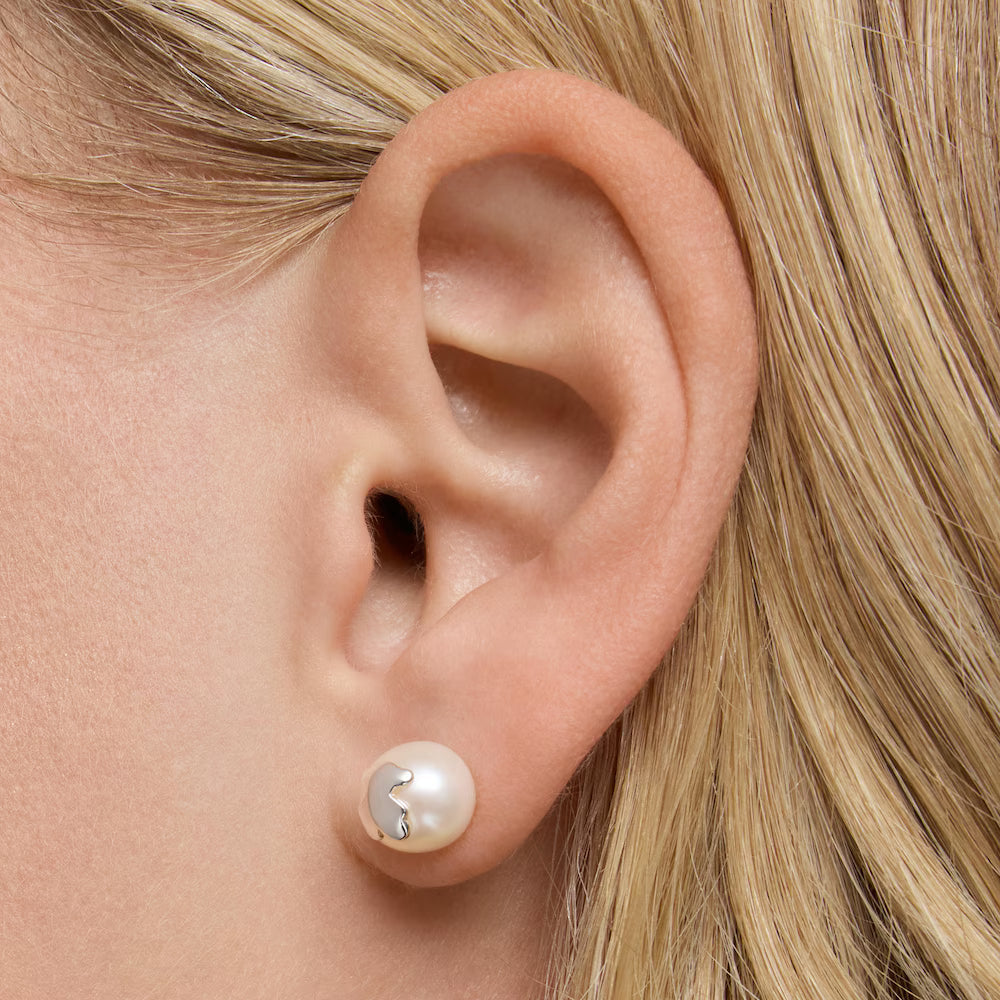 Aretes Icon Pearl