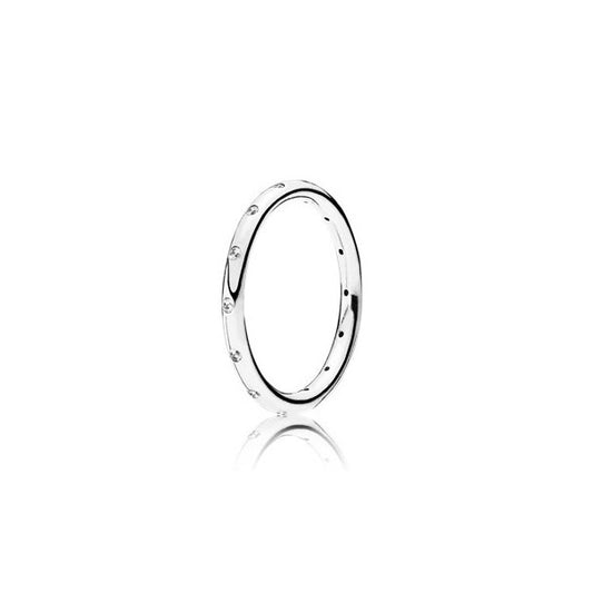 Anillo Simple con Banda Brillante PLATA 925