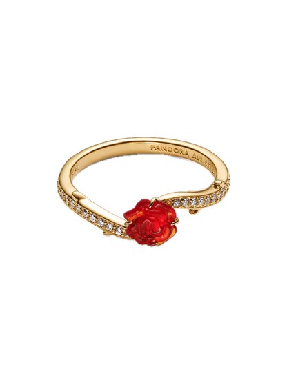 Anillo Rosa Encantada de La Bella y la Bestia
