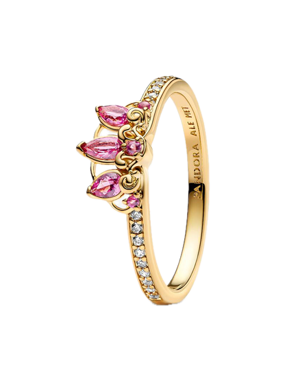 Anillo Tiara Princesa Rapunzel P925