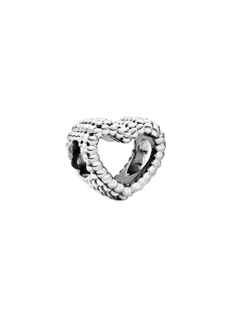 Brazalete Con Broche de Corazón + Charm corazón abierto Plata 925