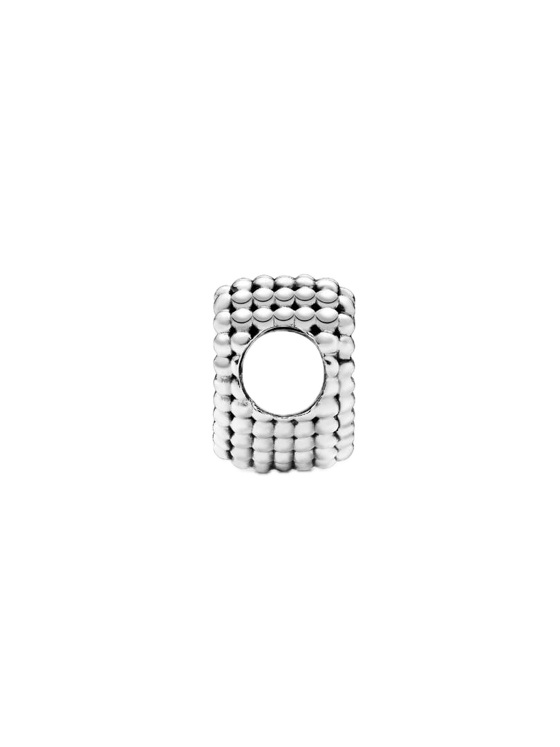 Charm corazón abierto con cuentas Plata 925