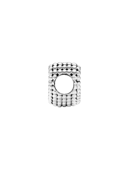 Charm corazón abierto con cuentas Plata 925
