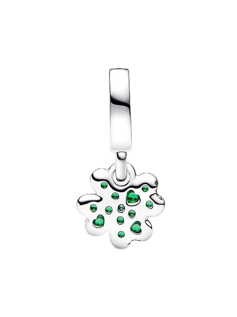 Charm colgante Trébol de cuatro hojas Plata 925