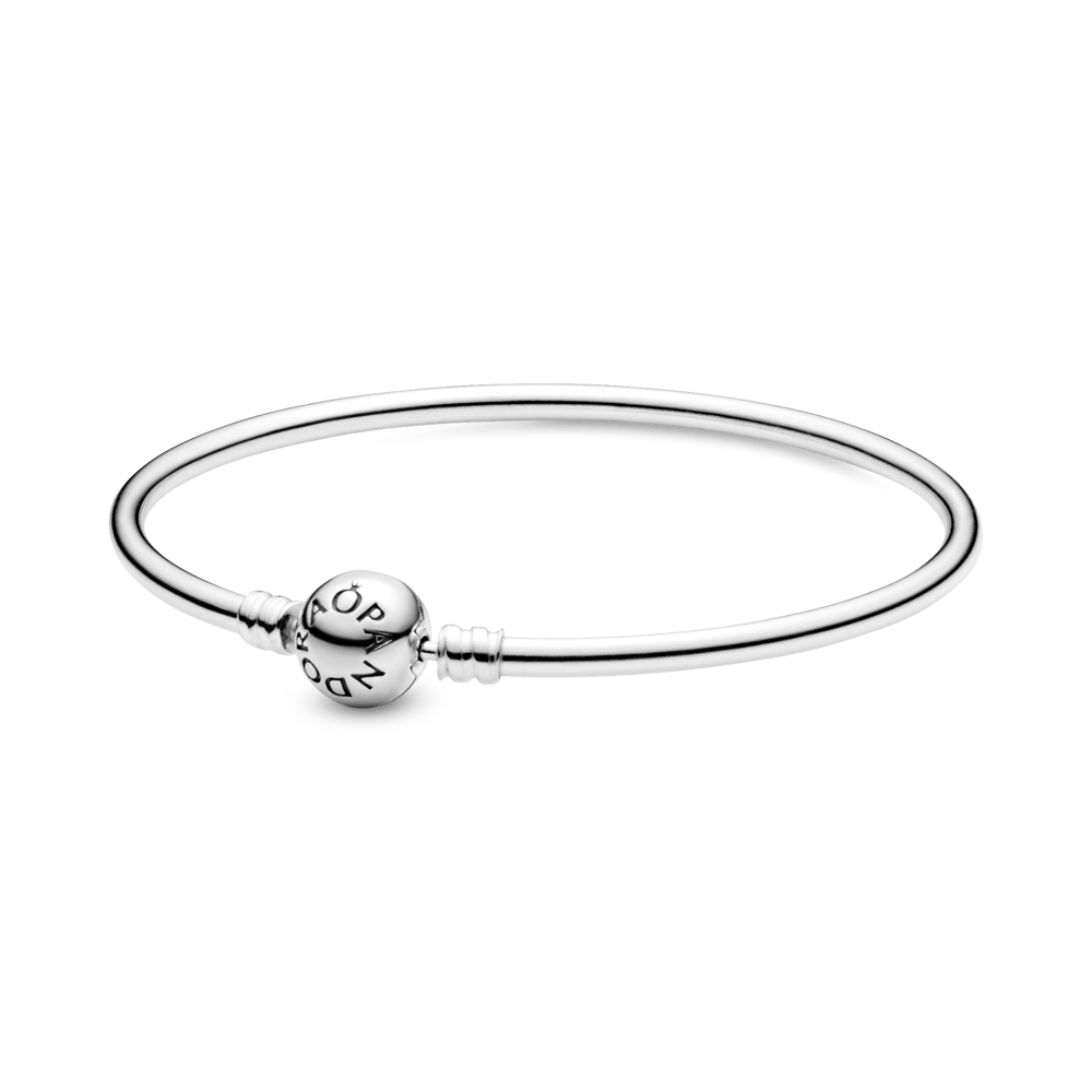 Brazalete Rígido Plateado