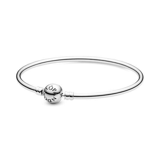 Brazalete Rígido Plateado