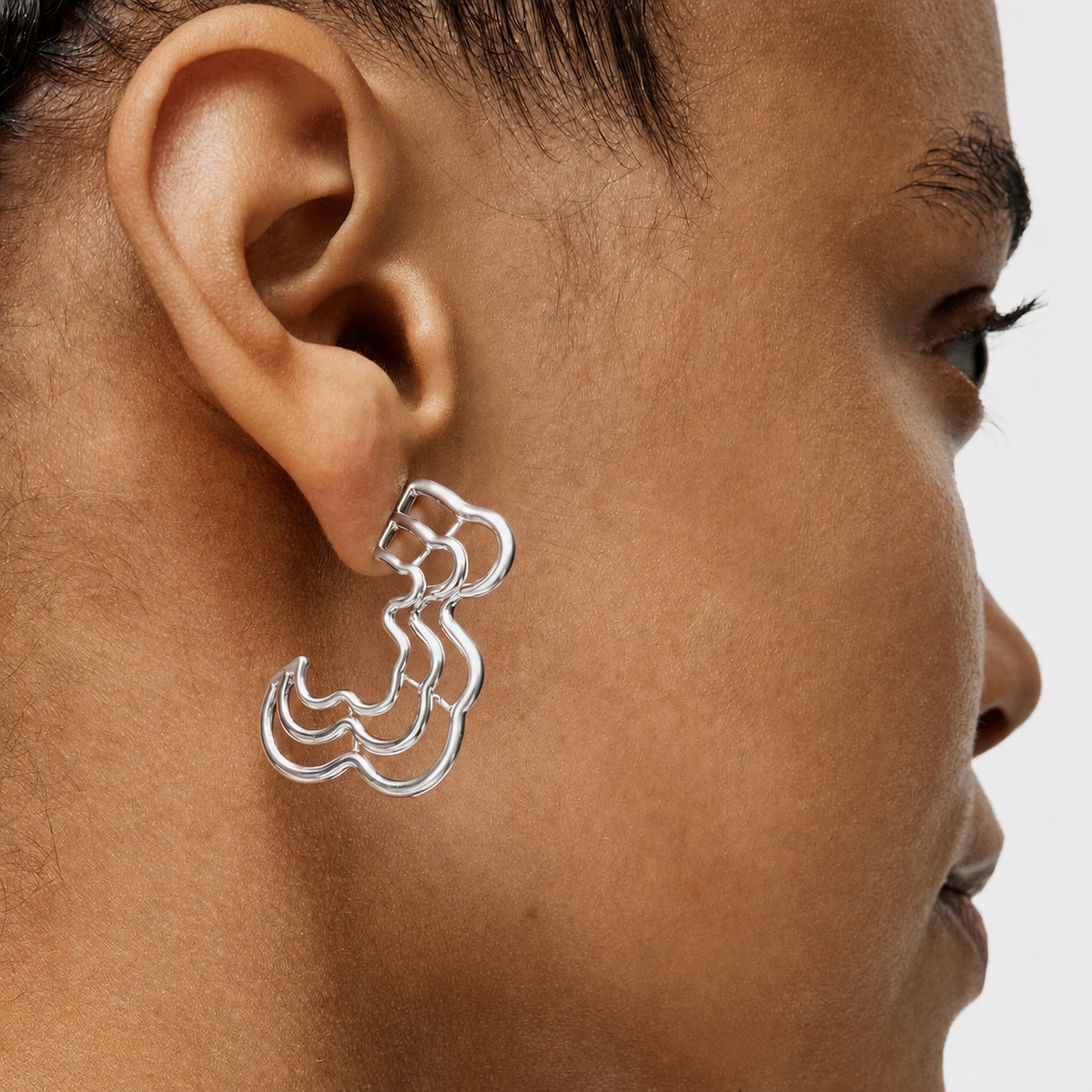 Aretes triple oso