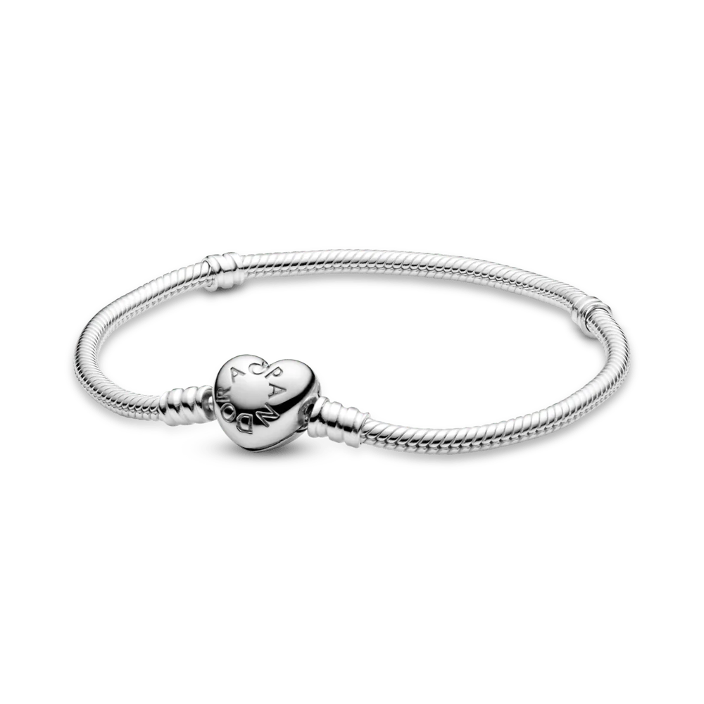 Brazalete Con Broche de Corazón + Charm Globo Feliz Cumpleaños