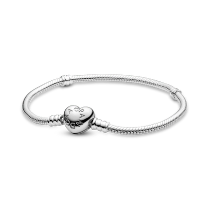 Brazalete Con Broche de Corazón + Charm Globo Feliz Cumpleaños